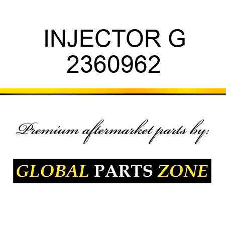 INJECTOR G 2360962