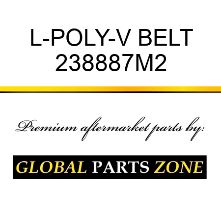 L-POLY-V BELT 238887M2