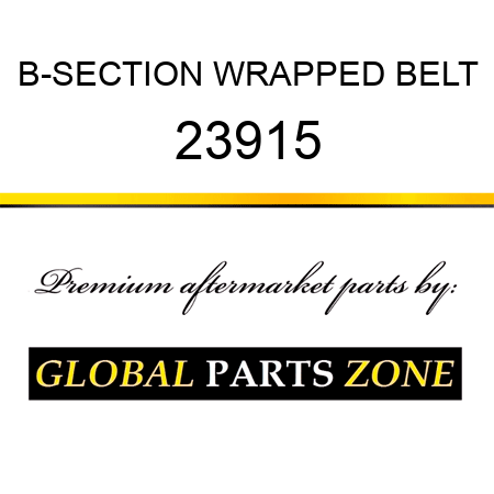 B-SECTION WRAPPED BELT 23915