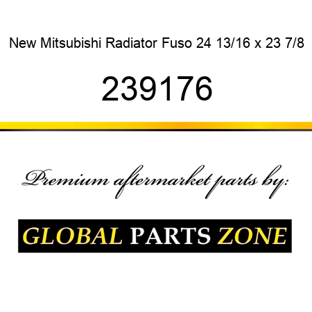 New Mitsubishi Radiator Fuso 24 13/16 x 23 7/8 239176