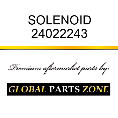 SOLENOID 24022243