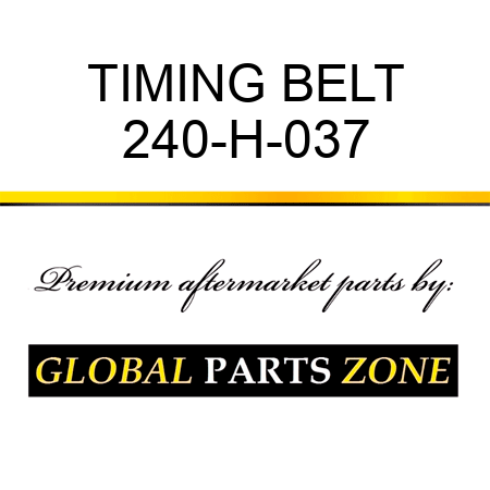 TIMING BELT 240-H-037