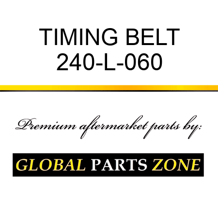 TIMING BELT 240-L-060