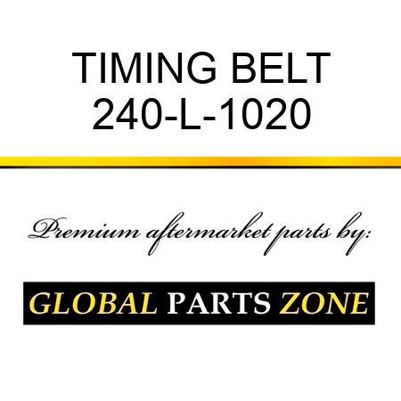 TIMING BELT 240-L-1020