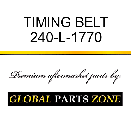 TIMING BELT 240-L-1770