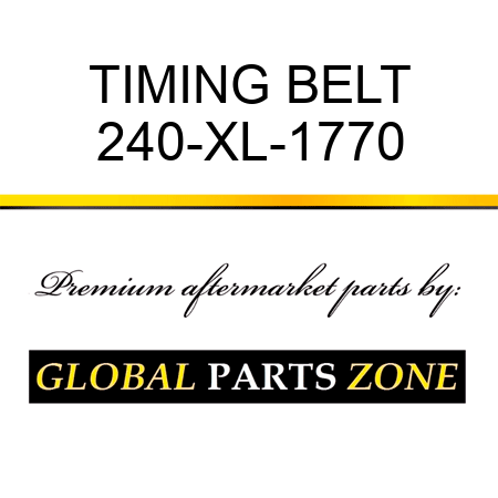 TIMING BELT 240-XL-1770