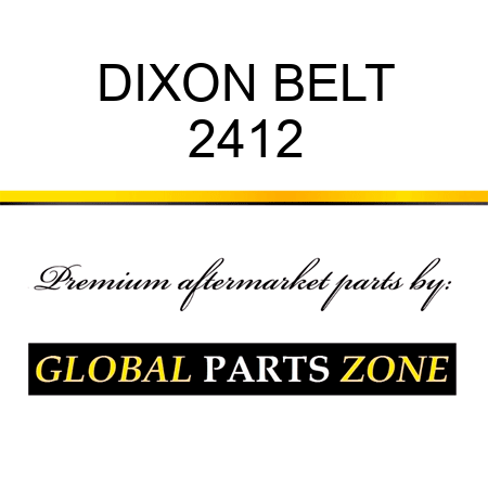 DIXON BELT 2412