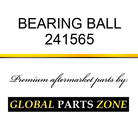 BEARING BALL 241565