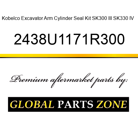 Kobelco Excavator Arm Cylinder Seal Kit SK300 III SK330 IV + 2438U1171R300