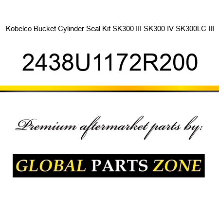 Kobelco Bucket Cylinder Seal Kit SK300 III SK300 IV SK300LC III 2438U1172R200