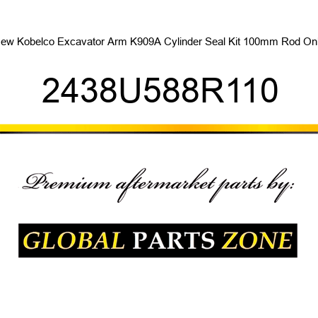 New Kobelco Excavator Arm K909A Cylinder Seal Kit 100mm Rod Only 2438U588R110