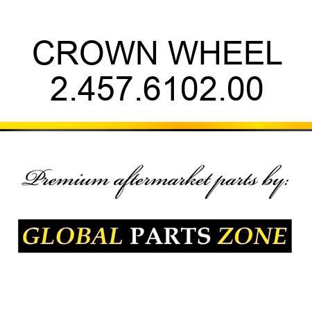 CROWN WHEEL 2.457.6102.00