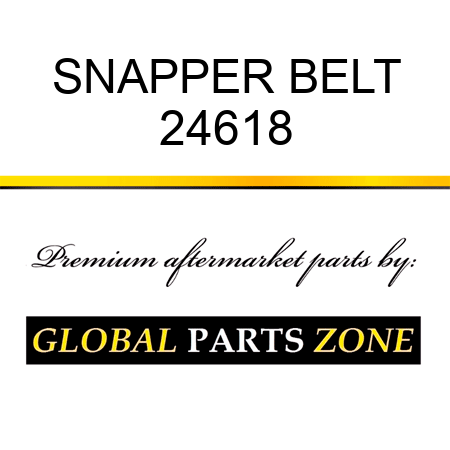 SNAPPER BELT 24618