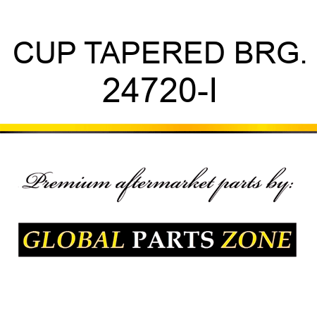 CUP TAPERED BRG. 24720-I