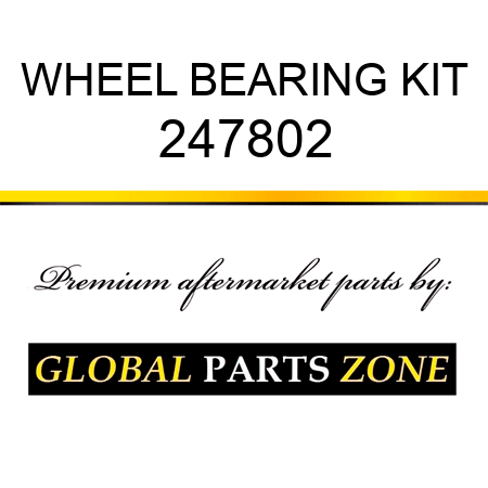 WHEEL BEARING KIT 247802