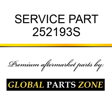 SERVICE PART 252193S