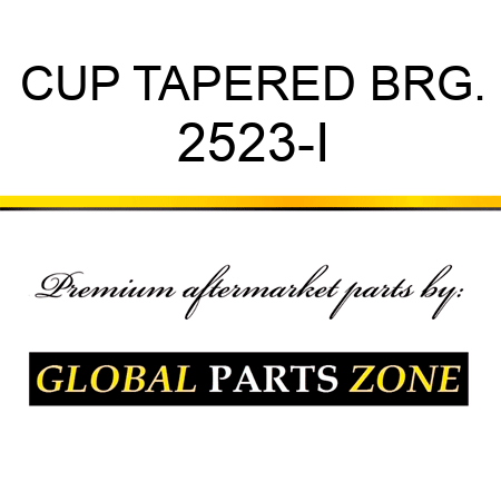 CUP TAPERED BRG. 2523-I