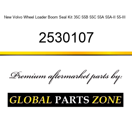 New Volvo Wheel Loader Boom Seal Kit 35C 55B 55C 55A 55A-II 55-III + 2530107