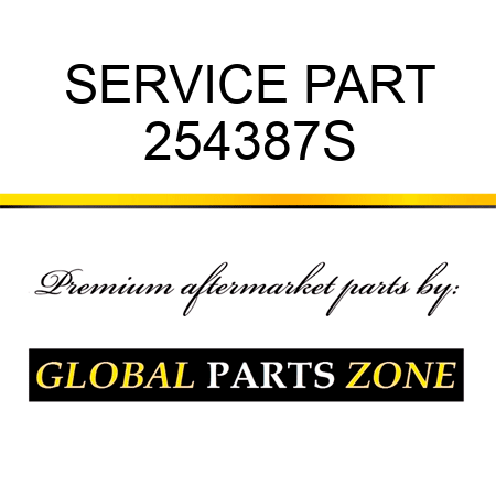 SERVICE PART 254387S