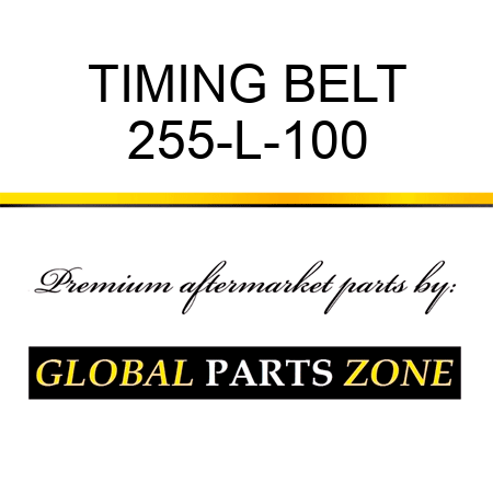 TIMING BELT 255-L-100