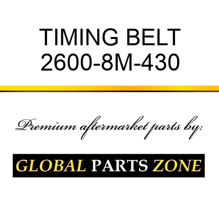 TIMING BELT 2600-8M-430