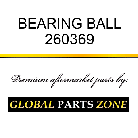BEARING BALL 260369