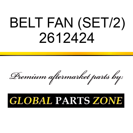 BELT FAN (SET/2) 2612424