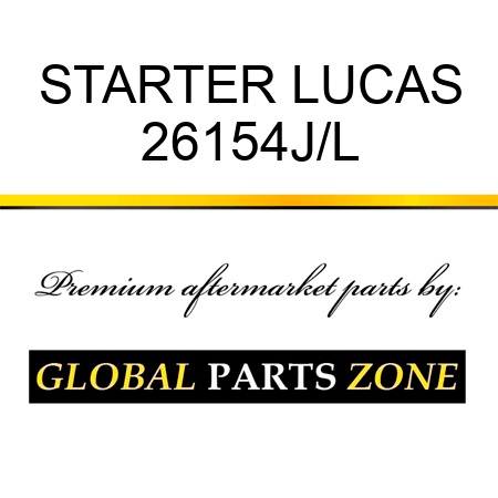 STARTER LUCAS 26154J/L