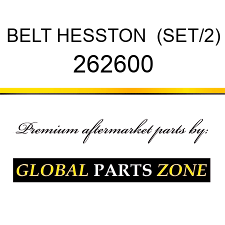 BELT HESSTON  (SET/2) 262600