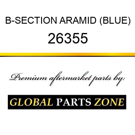 B-SECTION ARAMID (BLUE) 26355