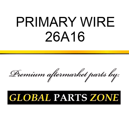 PRIMARY WIRE 26A16