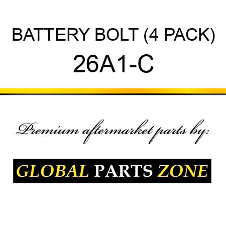 BATTERY BOLT (4 PACK) 26A1-C