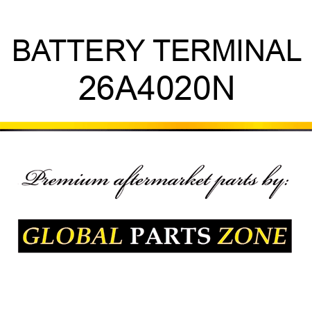 BATTERY TERMINAL 26A4020N