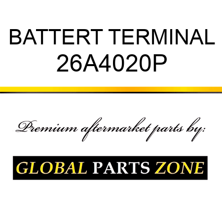 BATTERT TERMINAL 26A4020P