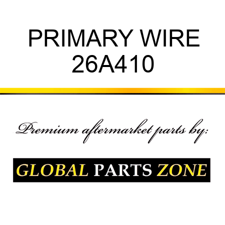 PRIMARY WIRE 26A410