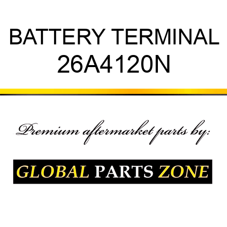 BATTERY TERMINAL 26A4120N