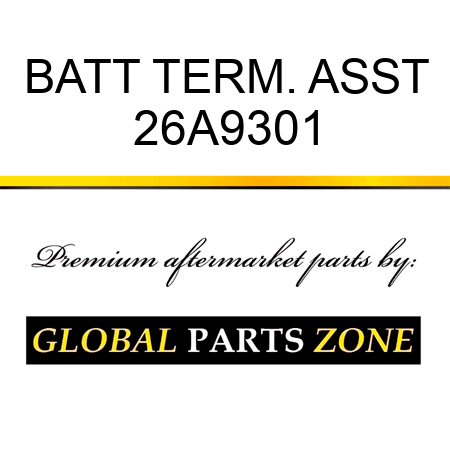 BATT TERM. ASST 26A9301