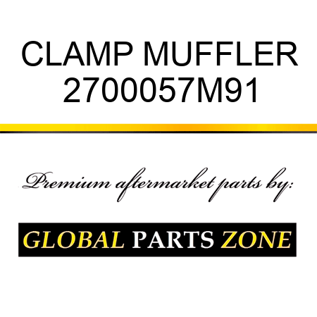 CLAMP MUFFLER 2700057M91