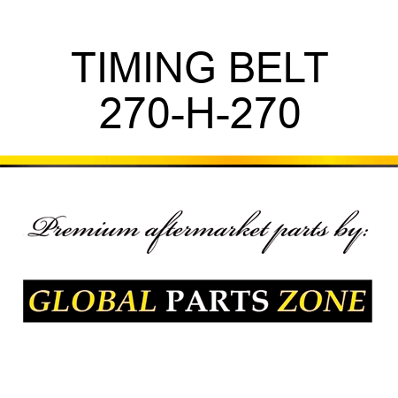 TIMING BELT 270-H-270