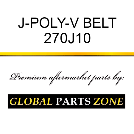 J-POLY-V BELT 270J10