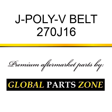 J-POLY-V BELT 270J16