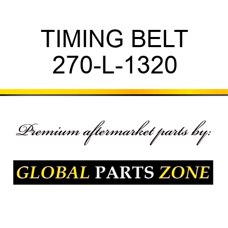 TIMING BELT 270-L-1320