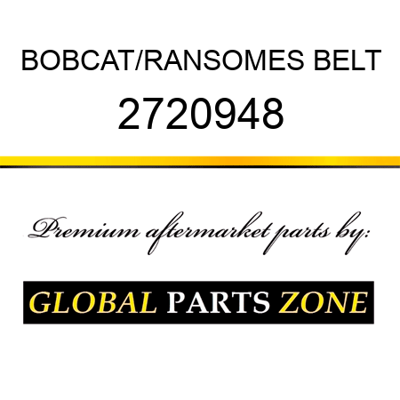 BOBCAT/RANSOMES BELT 2720948