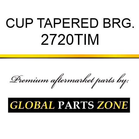 CUP TAPERED BRG. 2720TIM