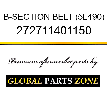 B-SECTION BELT (5L490) 272711401150