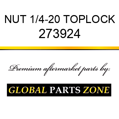 NUT 1/4-20 TOPLOCK 273924