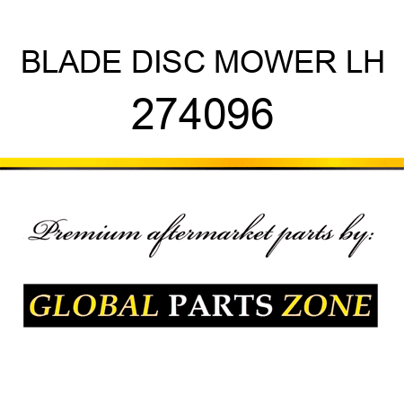 BLADE DISC MOWER LH 274096