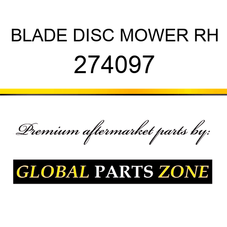 BLADE DISC MOWER RH 274097