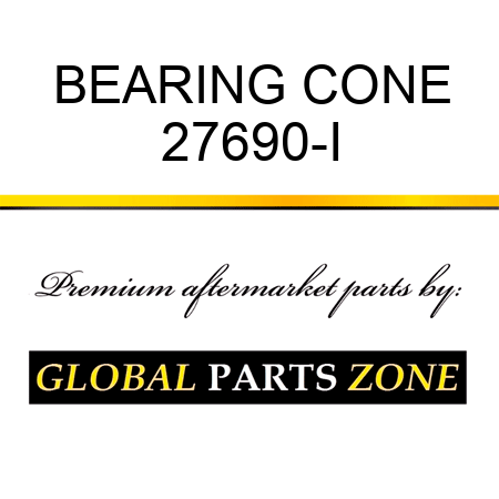 BEARING CONE 27690-I