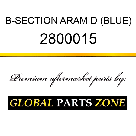 B-SECTION ARAMID (BLUE) 2800015